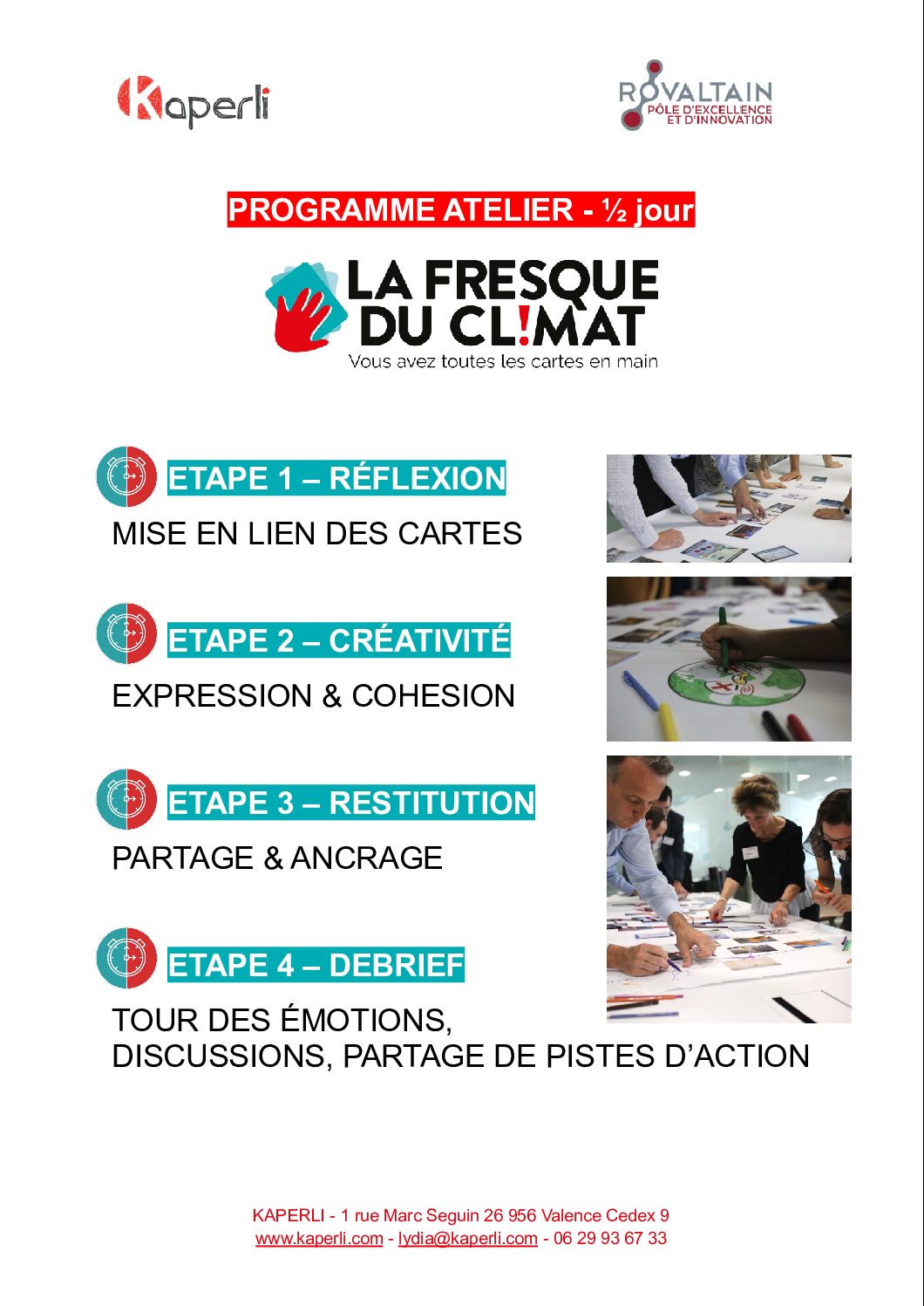 Atelier Fresque du Climat – 10 oct 2022 – 14h-17h – Rovaltain – présentiel – 10 places